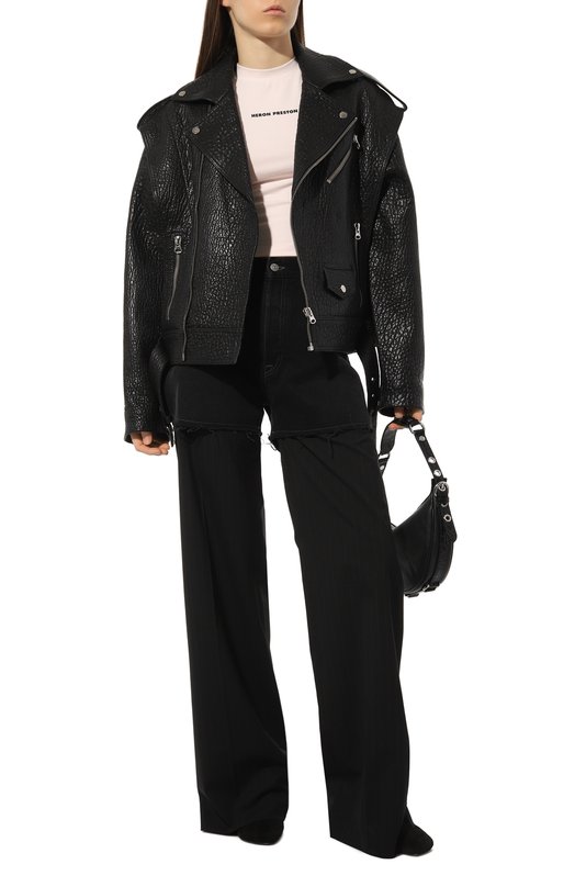 Хлопковая футболка Heron Preston Розовый, фото 2