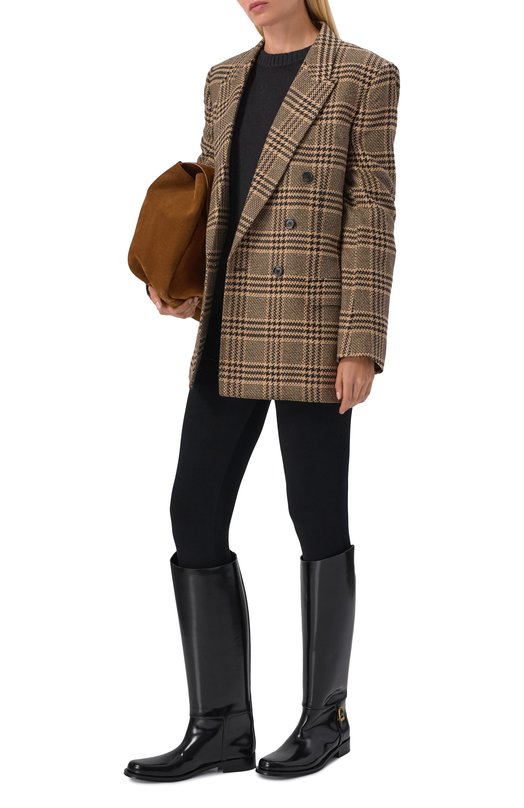 Кожаные сапоги Julia Saint Laurent 850101/AAFUQ Чёрный  850101/AAFUQ Фото 3