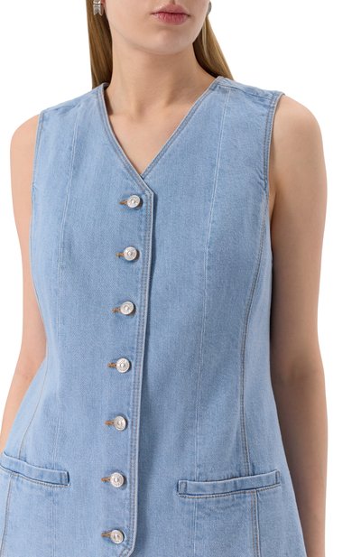 Джинсовый жилет PAIGE, арт. 1F94635-B975, фото 5