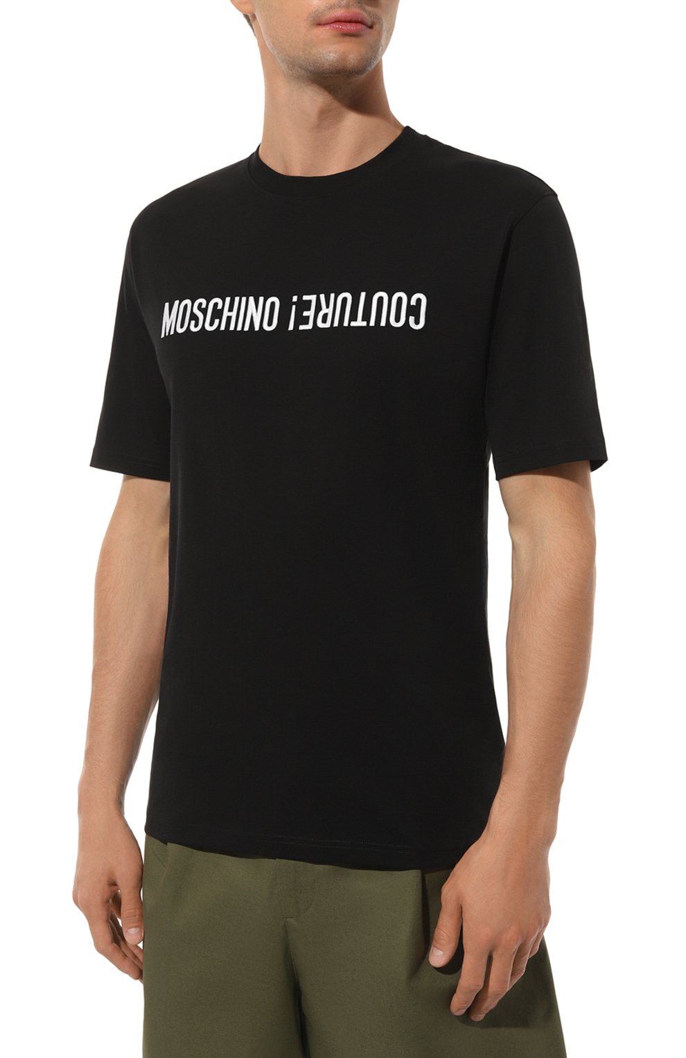 Хлопковая футболка MOSCHINO, арт. J0703/7041, фото 3