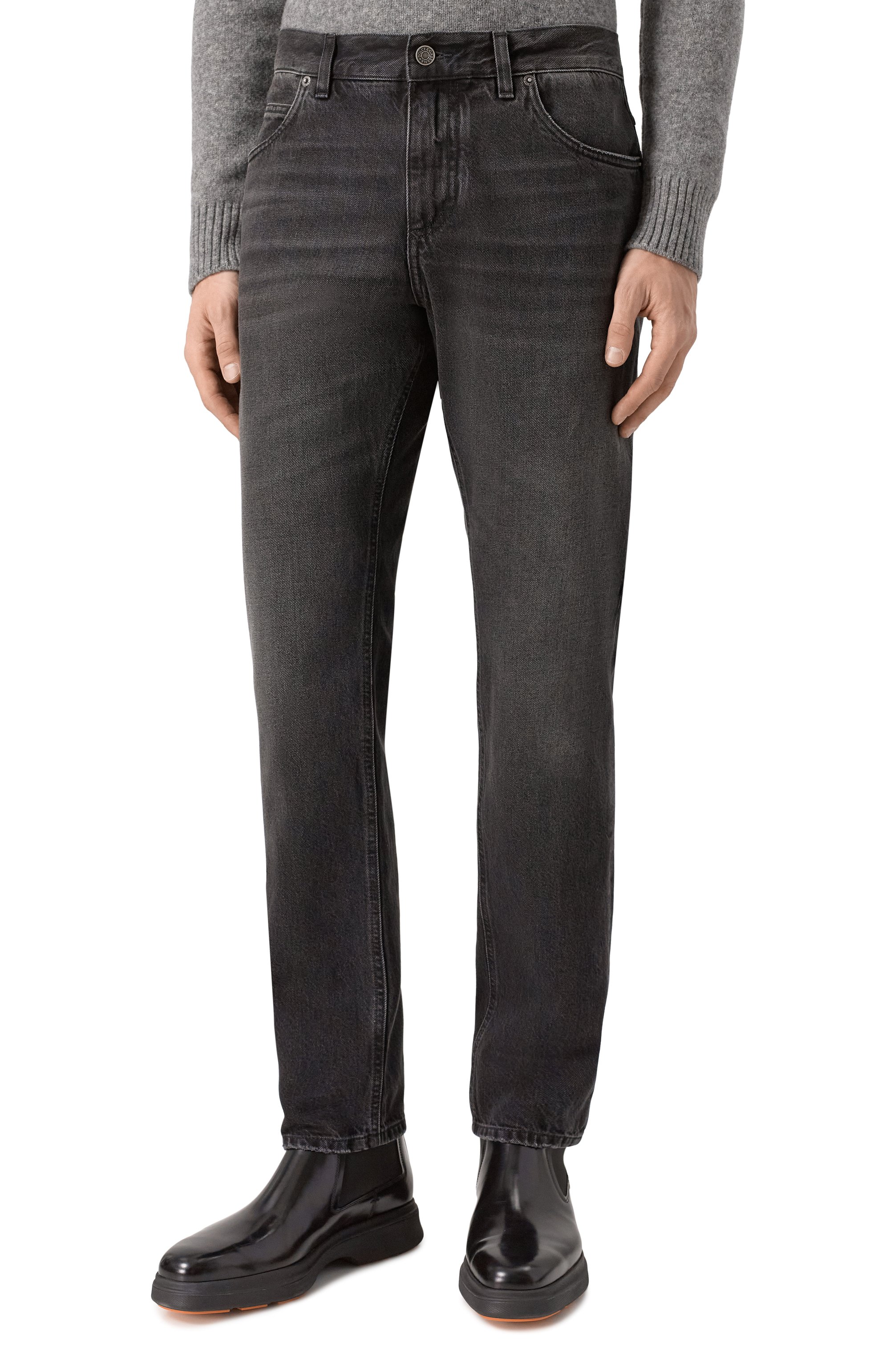 Джинсы regular DOLCE & GABBANA темно-серого цвета по цене 85850 руб., арт. GYJCCD/G80M9, фото 3 Джинсы regular DOLCE & GABBANA, арт. GYJCCD/G80M9, фото 3