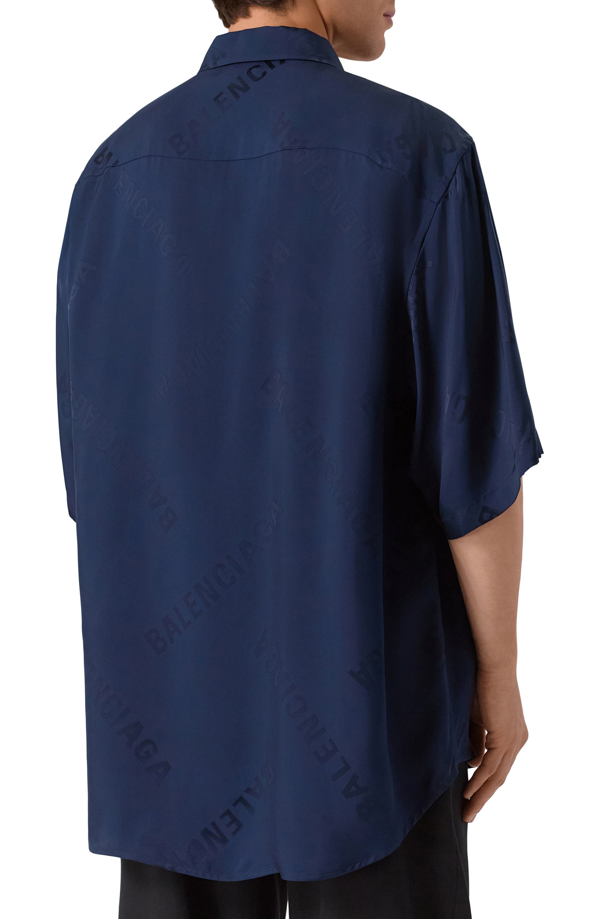 Рубашка из вискозы BALENCIAGA, арт. 681813/T0013, фото 4