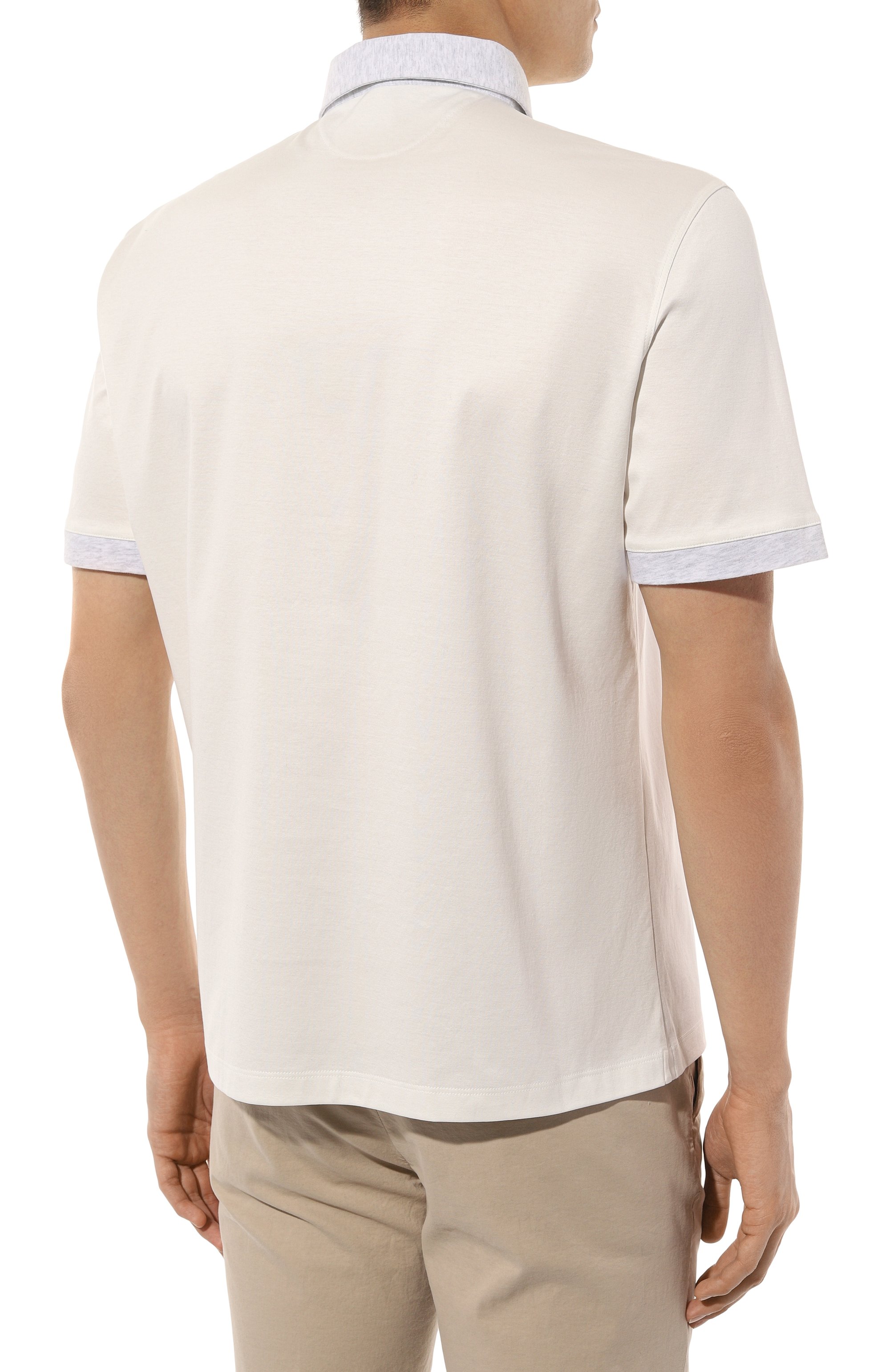 Хлопковое поло BRUNELLO CUCINELLI, арт. M0B133939T, фото 4