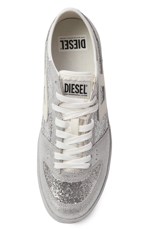 Текстильные кеды S-Leroji D-1 Diesel Y03487/P8432 Серебряный  Y03487/P8432 Фото 6
