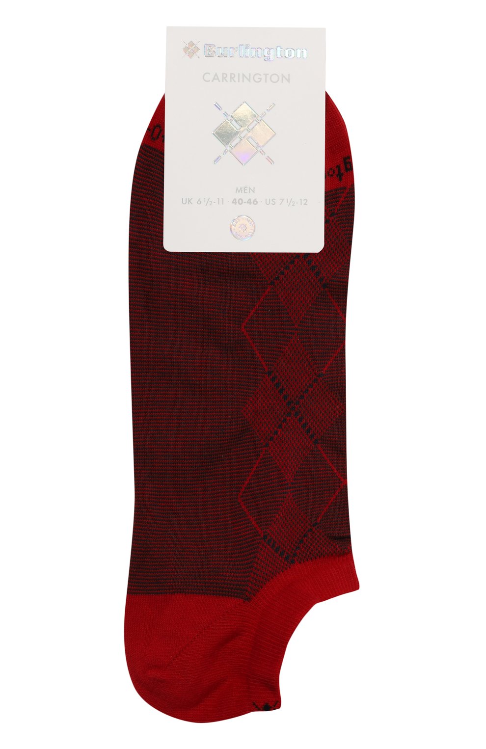 Хлопковые носки BURLINGTON красного цвета по цене 1770 руб., арт. 21065, фото 1 Хлопковые носки BURLINGTON, арт. 21065, фото 1