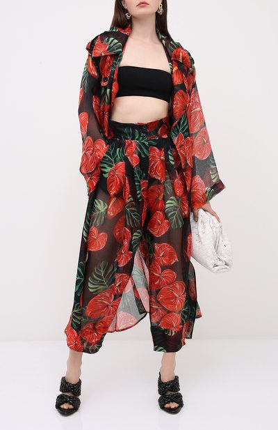 Шелковые брюки DOLCE & GABBANA, арт. FTBS1T/IS1D0, фото 2