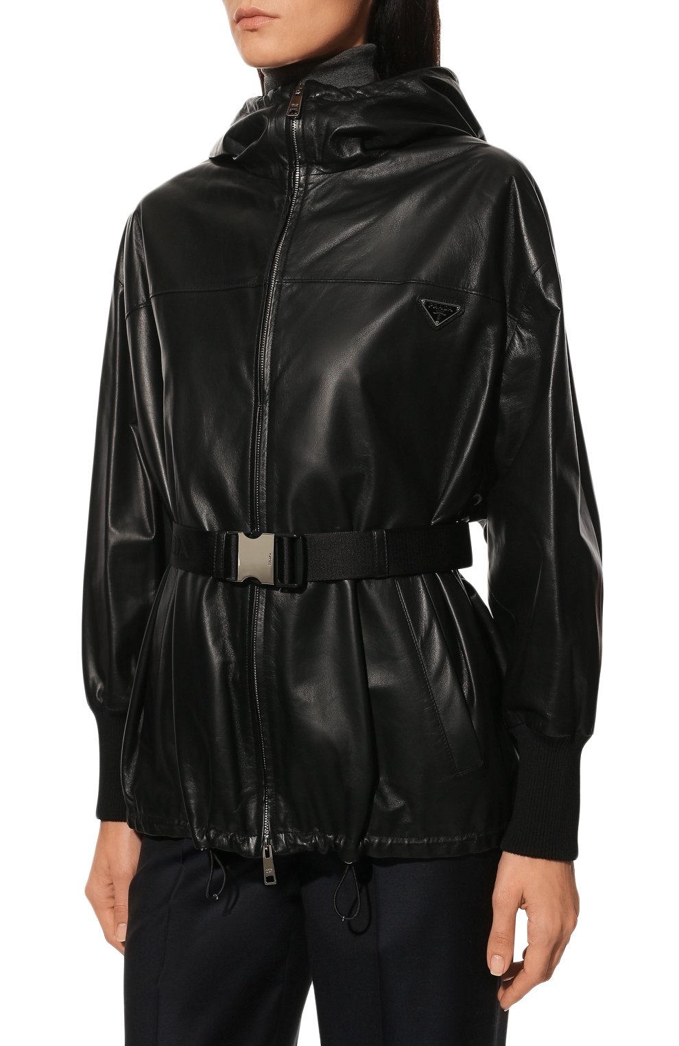 Кожаная куртка PRADA, арт. 58A095-1WDV-F0002, фото 3