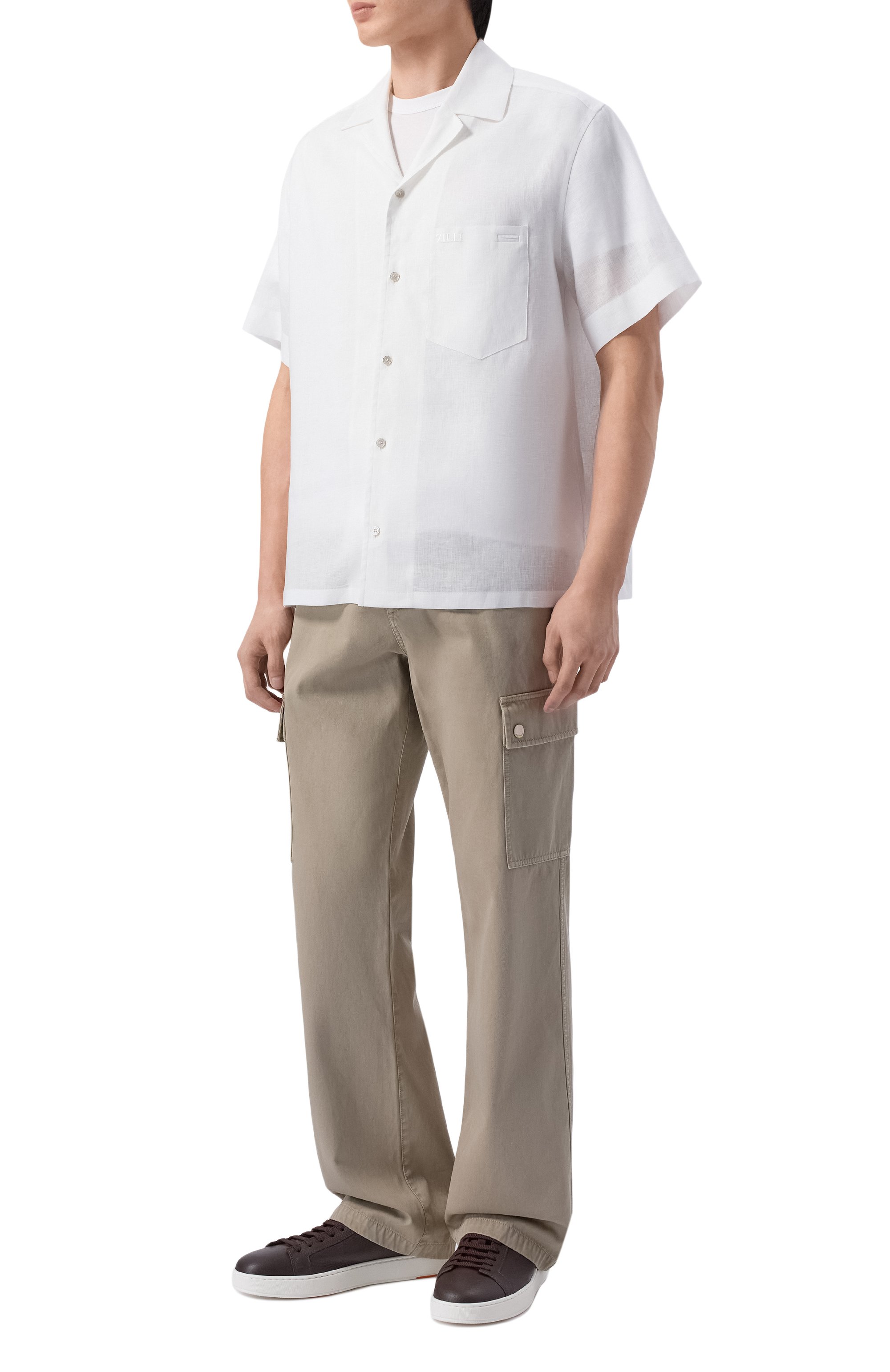 Льняная рубашка ZILLI, арт. ZSSH08M080012270U, фото 2