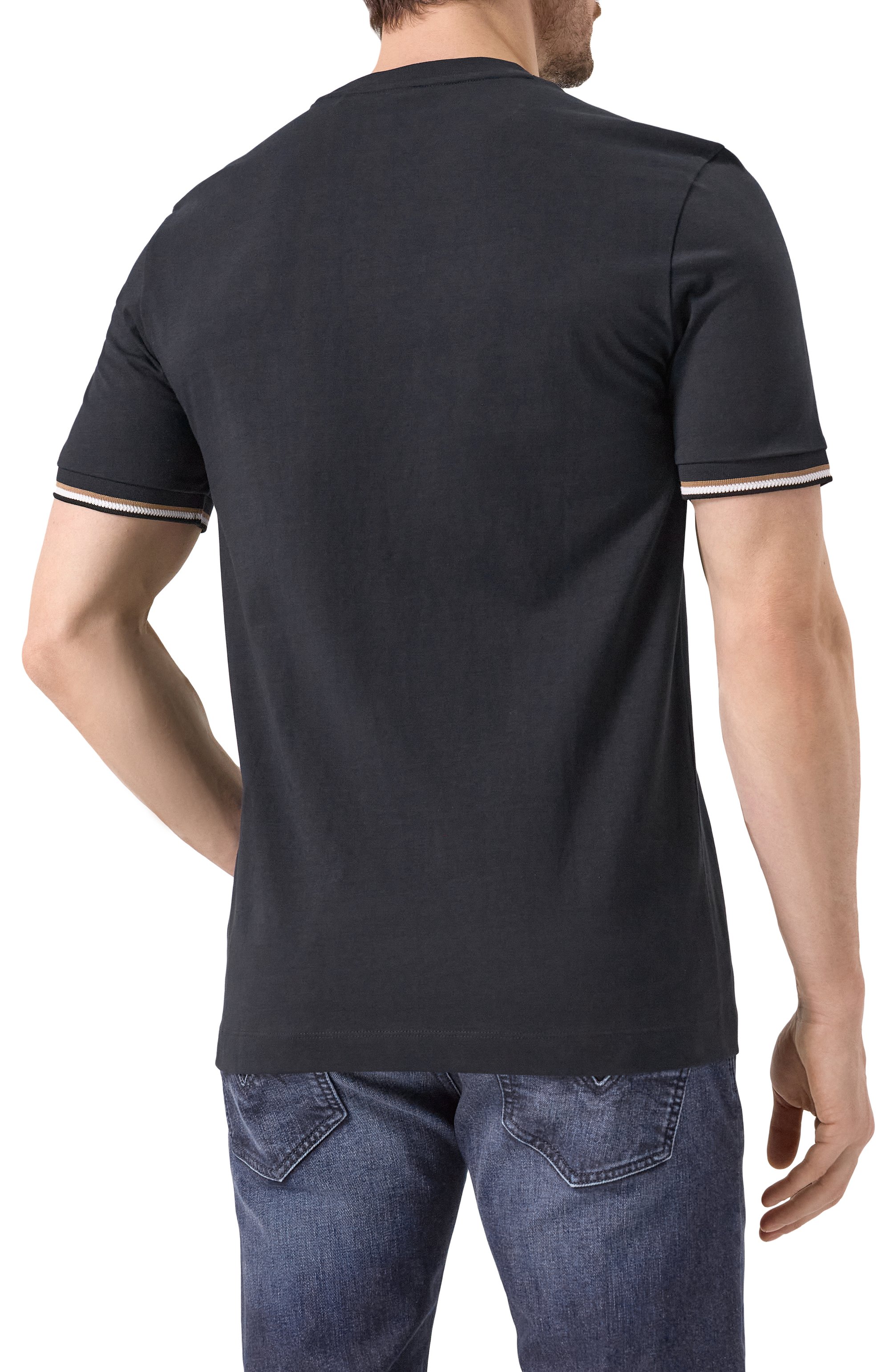 Хлопковая футболка BOSS, арт. 50501097, фото 4