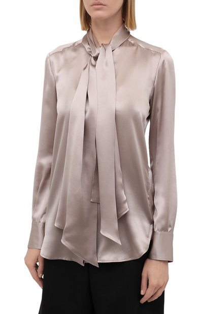 Шелковая блузка KITON, арт. D38455K03337, фото 3