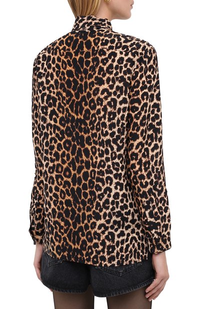 Шелковая блузка SAINT LAURENT, арт. 631540/Y2B09, фото 4