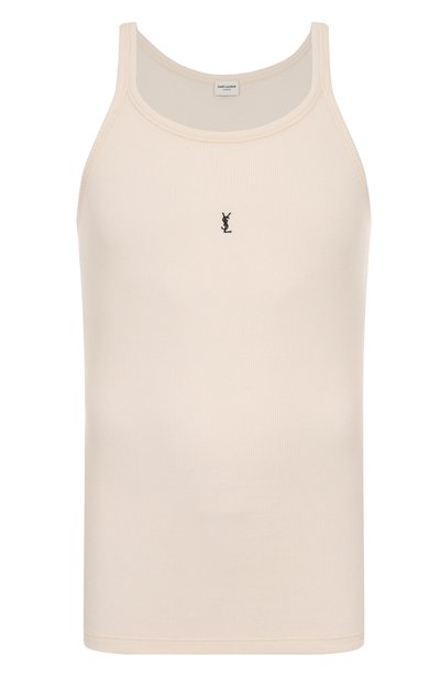 Мужская хлопковая майка SAINT LAURENT, арт. 761275/Y37EC
