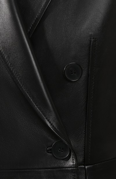 Кожаное пальто ALEXANDER MCQUEEN, арт. 585005/Q5AA0, фото 5