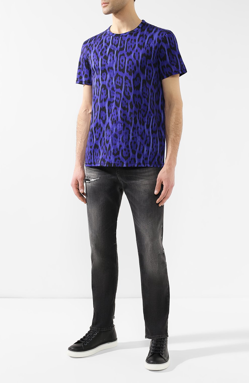 Хлопковая футболка JUST CAVALLI, арт. S01GC0544/N21386, фото 2