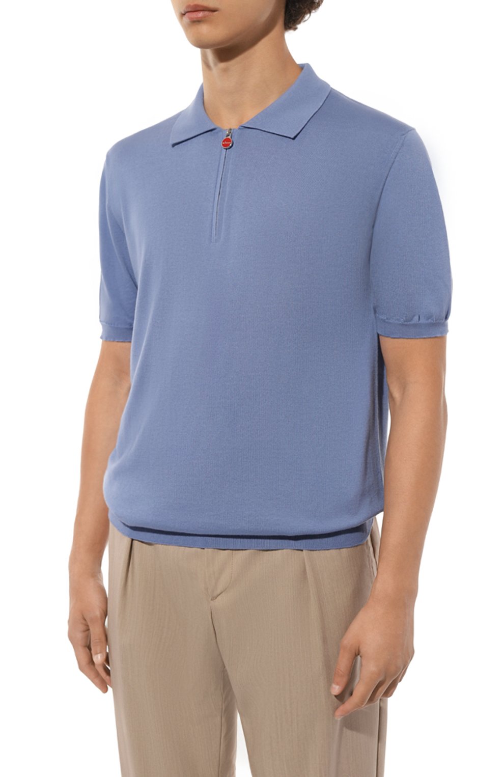 Хлопковое поло KITON, арт. UMKX33ZK2, фото 3