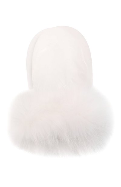 Пуховые варежки YVES SALOMON ENFANT, арт. 21WEA016XXD0GW, фото 1