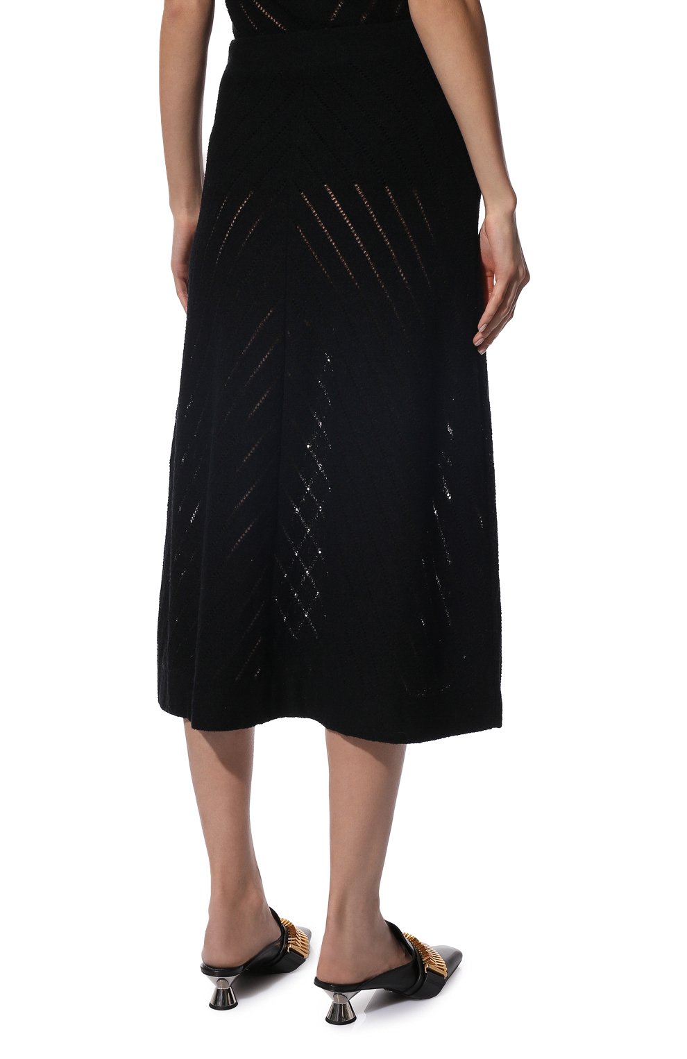 Юбка JIL SANDER черного цвета по цене 132500 руб., арт. JSPU754057-WUY25408, фото 4 Юбка JIL SANDER, арт. JSPU754057-WUY25408, фото 4
