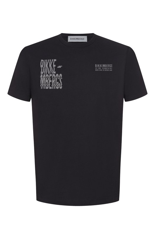Хлопковая футболка Dirk Bikkembergs BMT1583 Чёрный BMT1583