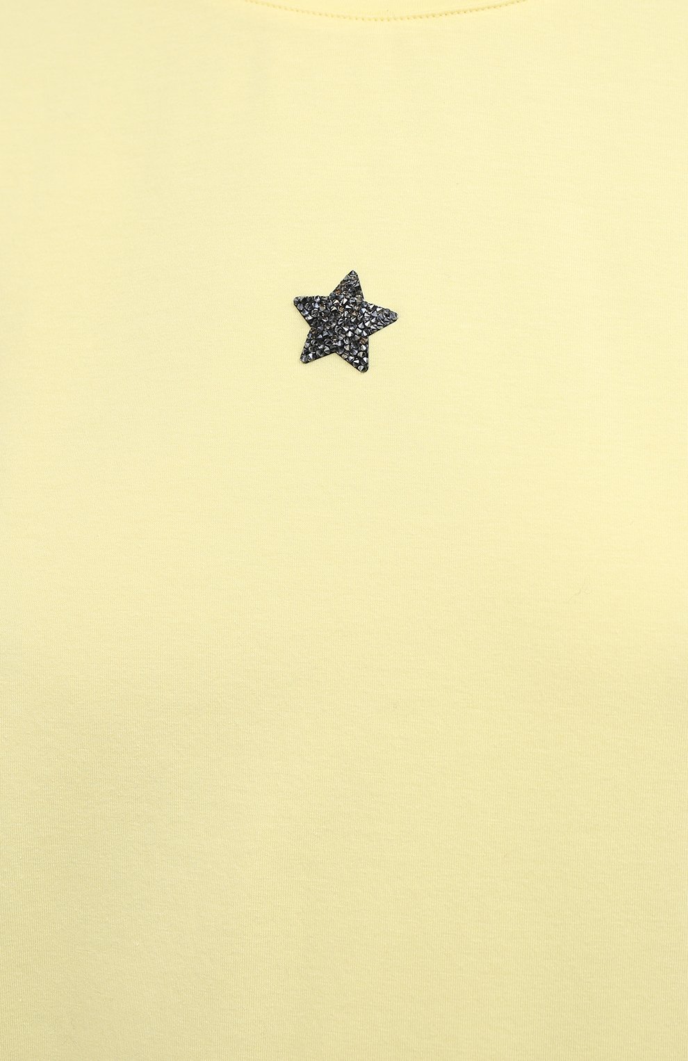 Хлопковая футболка LORENA ANTONIAZZI желтого цвета по цене 17800 руб., арт. A2099TS008/9999, фото 5 Хлопковая футболка LORENA ANTONIAZZI, арт. A2099TS008/9999, фото 5
