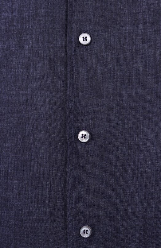 Льняная рубашка Brioni SCFH0L-P9111 Синий  SCFH0L-P9111 Фото 6