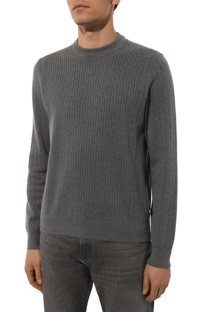 Хлопковый джемпер BOSS, арт. 50531156, фото 3