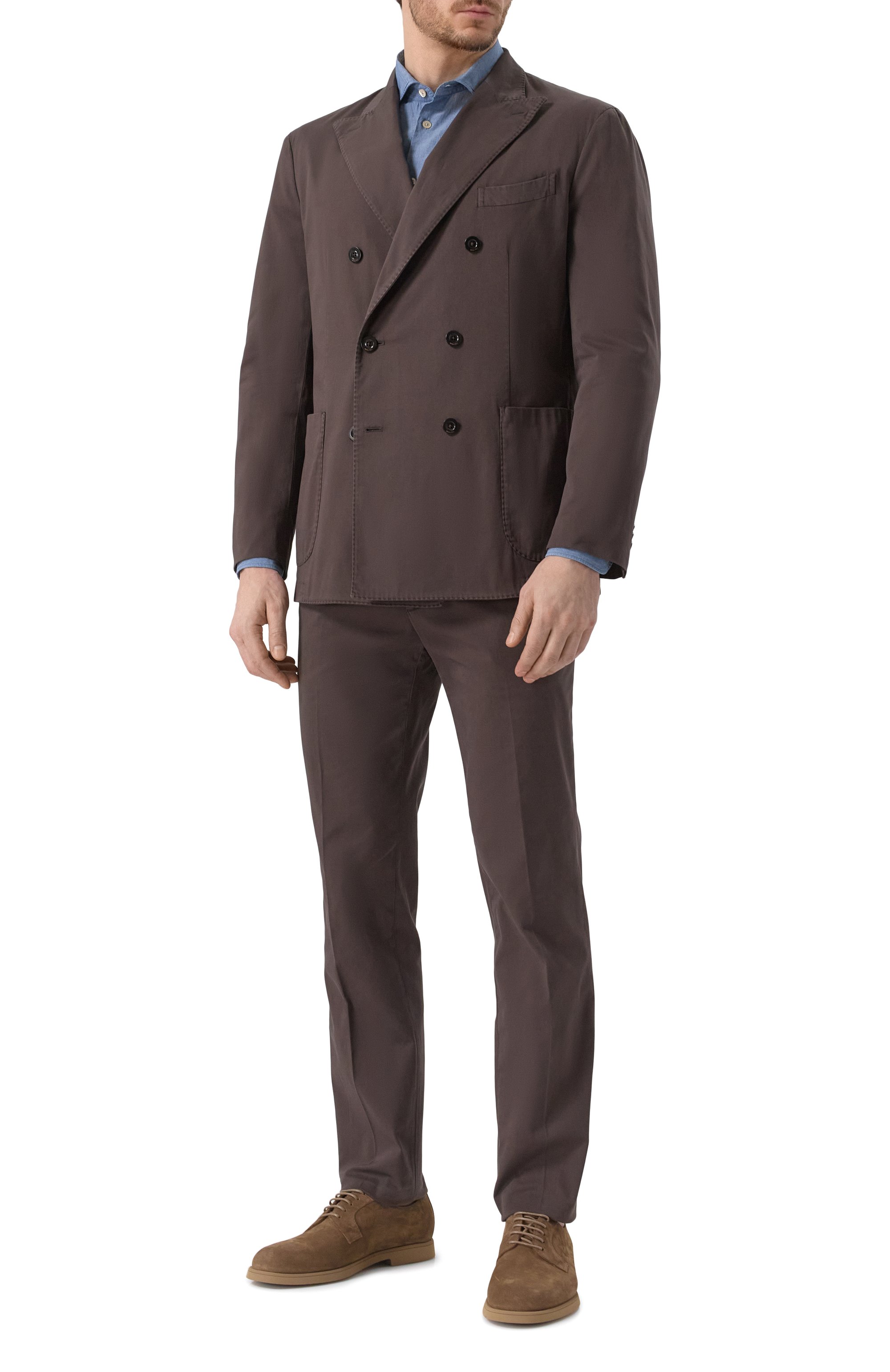 Замшевые дерби DOUCAL'S, арт. DU3443HARSUY009Z, фото 2