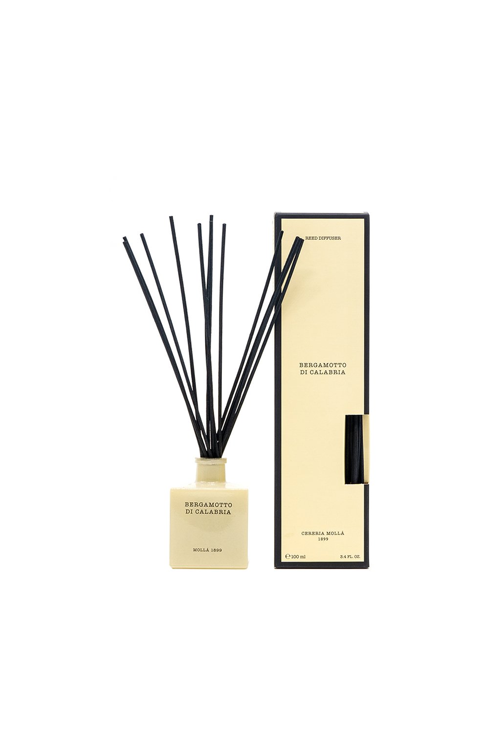 Диффузор с палочками bergamotto di calabria (100ml) CERERIA MOLLA 1899 бесцветного цвета по цене 4000 руб., арт. 8424405013106, фото 1 Диффузор с палочками bergamotto di calabria (100ml) CERERIA MOLLA 1899, арт. 8424405013106, фото 1