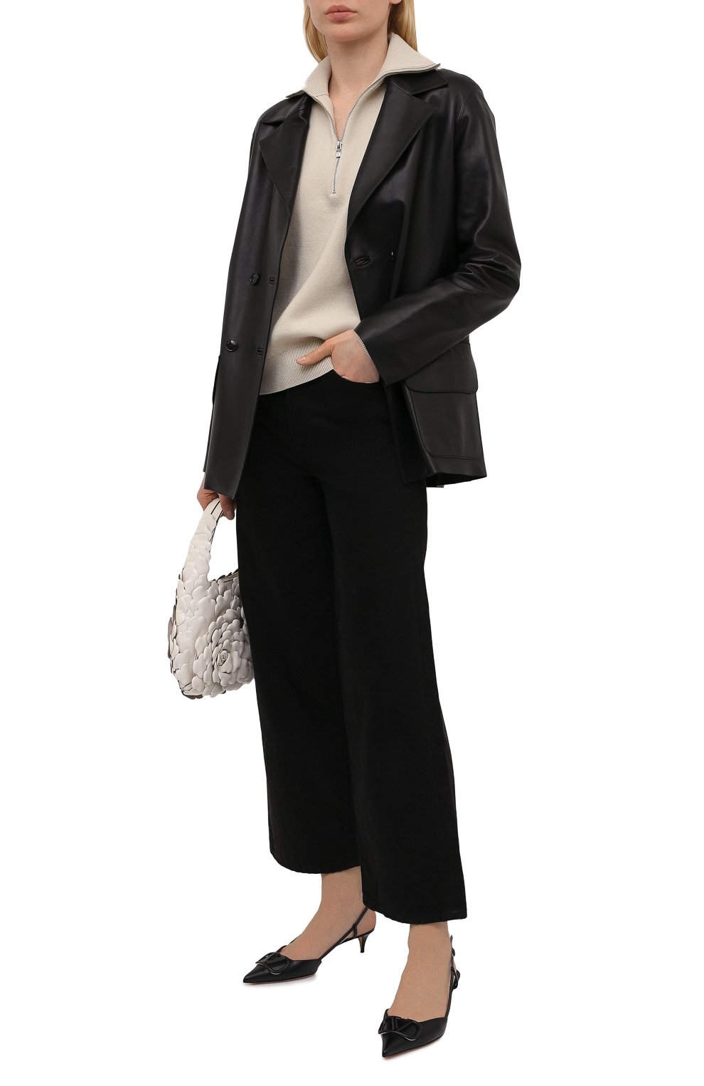 Кожаные туфли vlogo signature VALENTINO, арт. VW0S0Q70/MZF, фото 2