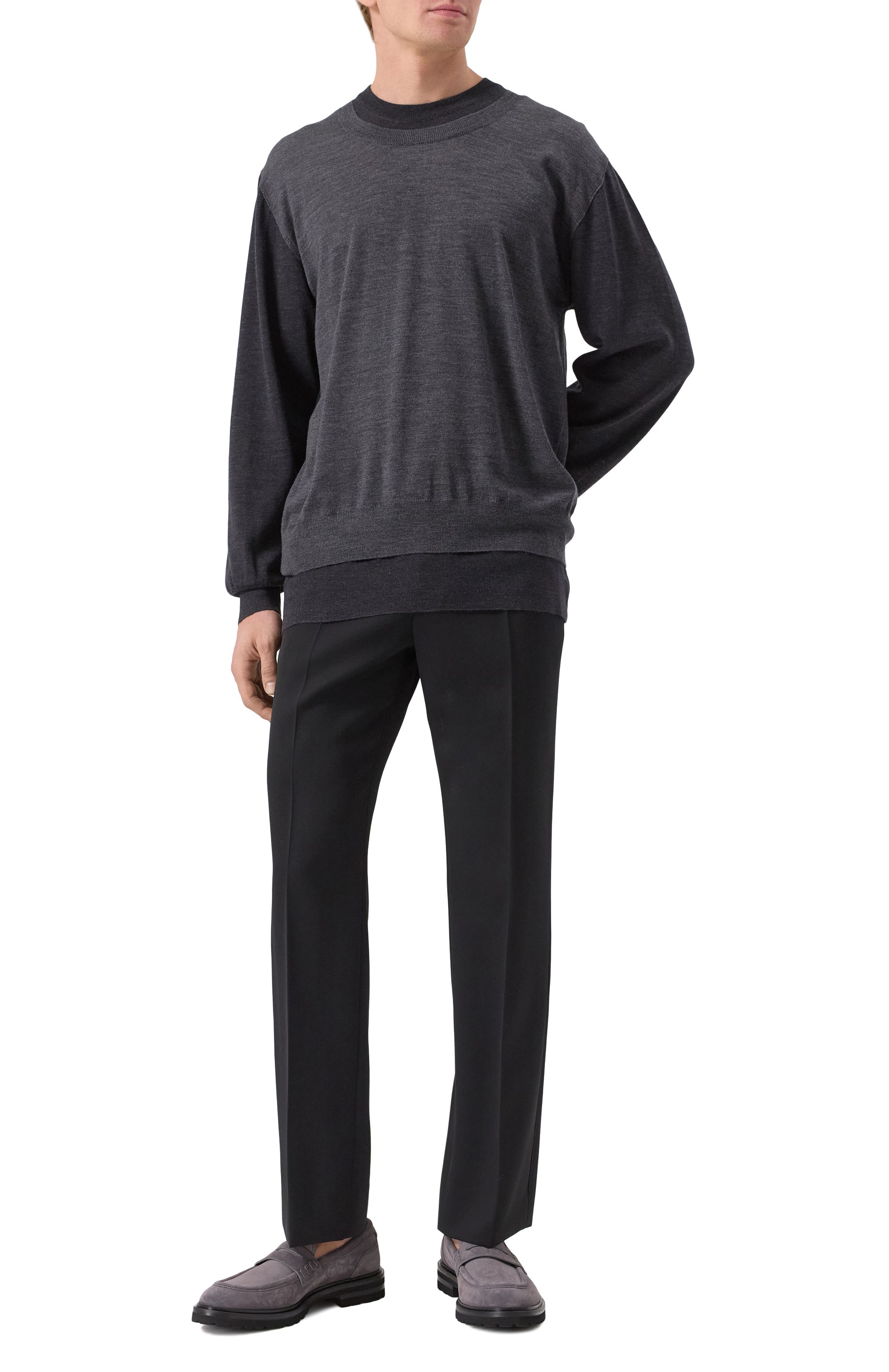 Замшевые пенни-лоферы DOLCE & GABBANA, арт. A30287/AT441, фото 2