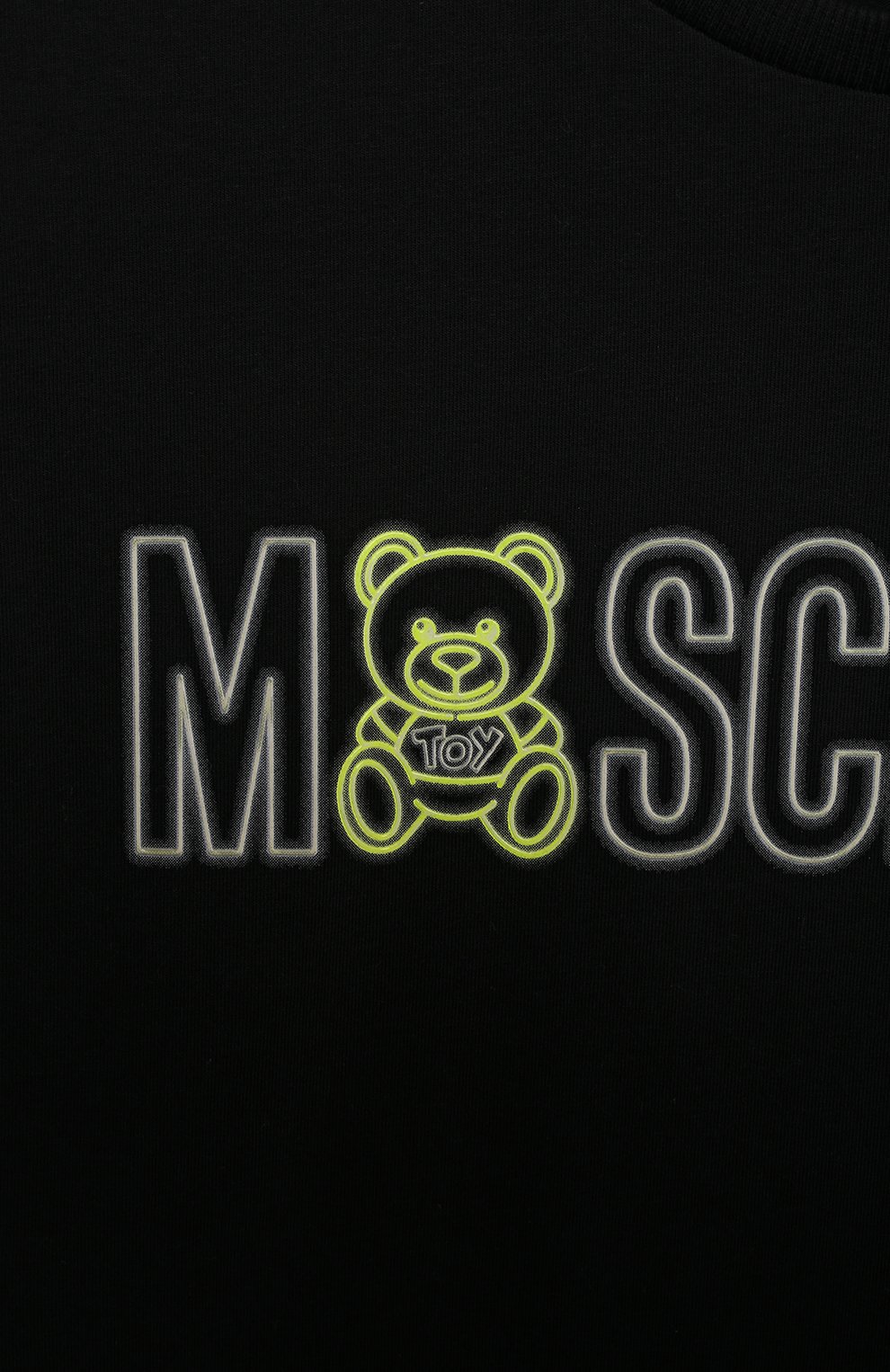 Хлопковая футболка MOSCHINO, арт. HYM02X/LBA12/4A-8A, фото 3