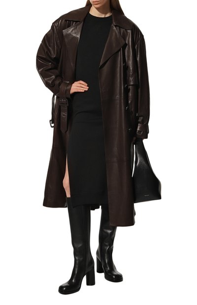 Хлопковое платье DRIES VAN NOTEN черного цвета по цене 47050 руб., арт. 222-011136-5611, фото 2 Хлопковое платье DRIES VAN NOTEN, арт. 222-011136-5611, фото 2