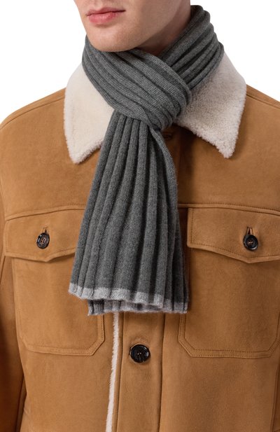 Мужской кашемировый шарф BRUNELLO CUCINELLI, арт. M2240819