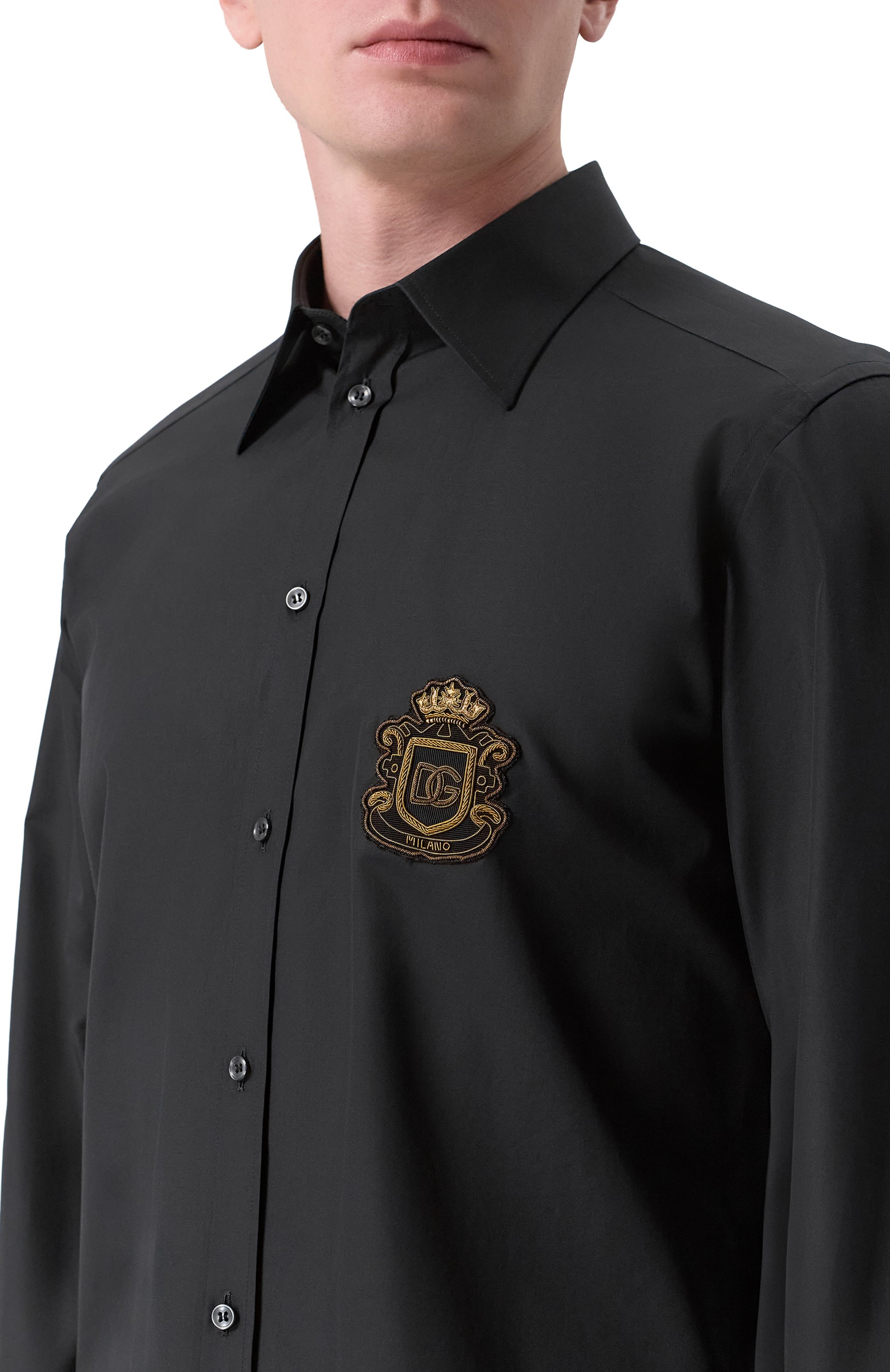 Хлопковая рубашка DOLCE & GABBANA, арт. G5ML1Z/GK278, фото 5