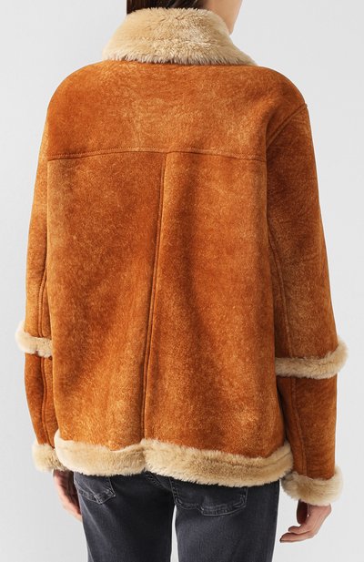 Дубленка DSQUARED2 белого цвета по цене 211500 руб., арт. S72AM0780/SY1425, фото 4 Дубленка DSQUARED2, арт. S72AM0780/SY1425, фото 4