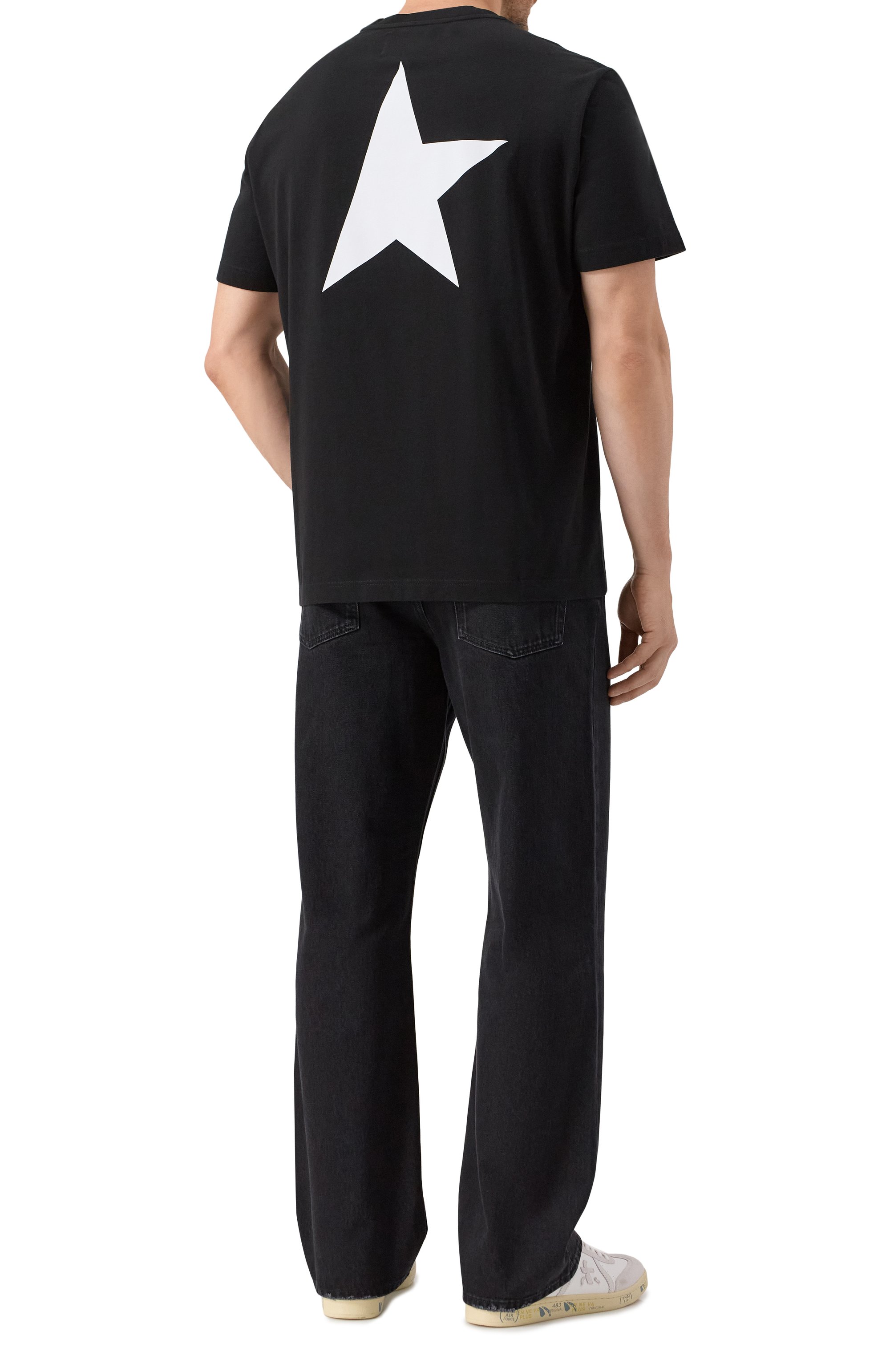 Хлопковая футболка GOLDEN GOOSE DELUXE BRAND, арт. GMP01220.P000879, фото 2