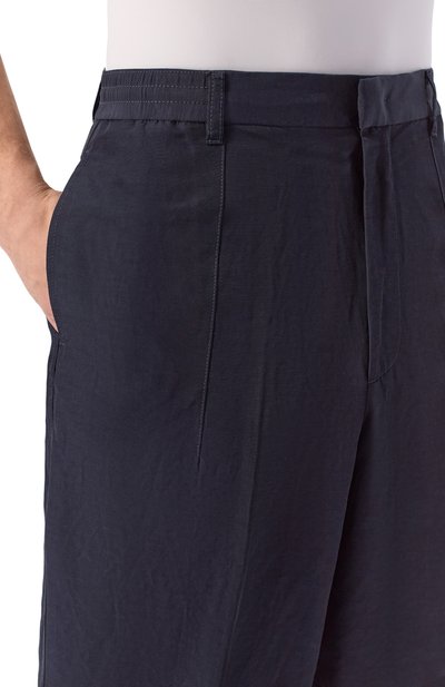 Шорты из вискозы и льна EMPORIO ARMANI, арт. EM005874/AF13812, фото 5