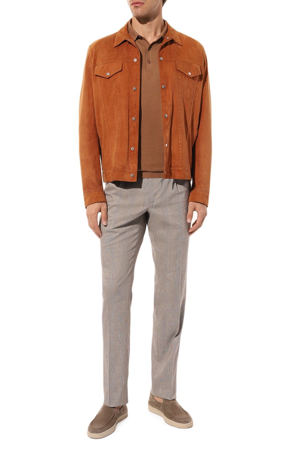 Брюки из шерсти и льна STEFANO RICCI, арт. M1TL1000A4/T021HC, фото 2