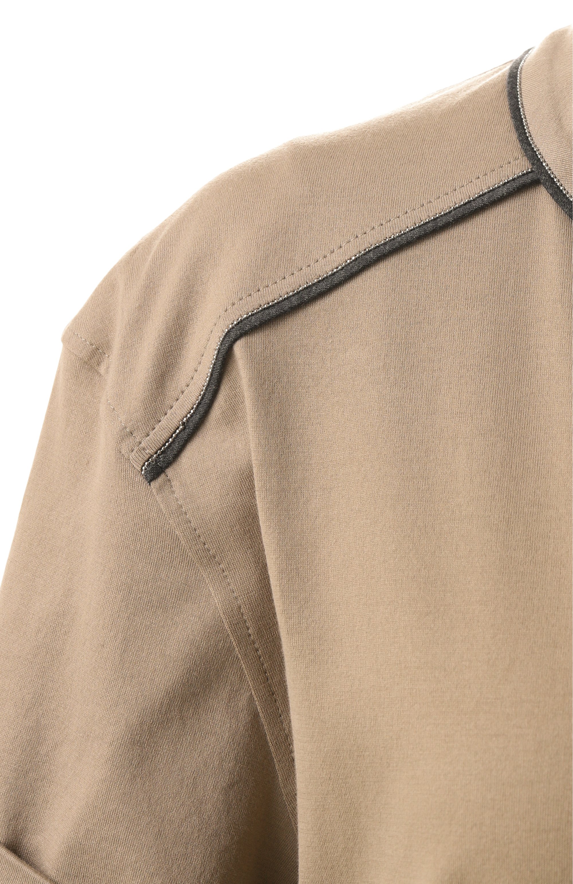 Хлопковый топ BRUNELLO CUCINELLI, арт. M0T81FP330, фото 6