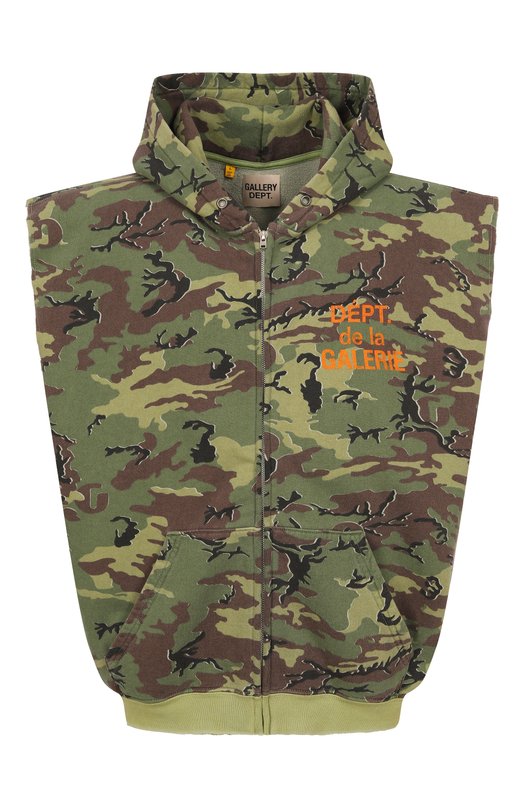 Хлопковый жилет Gallery Dept. FZC-50048 Хаки FZC-50048