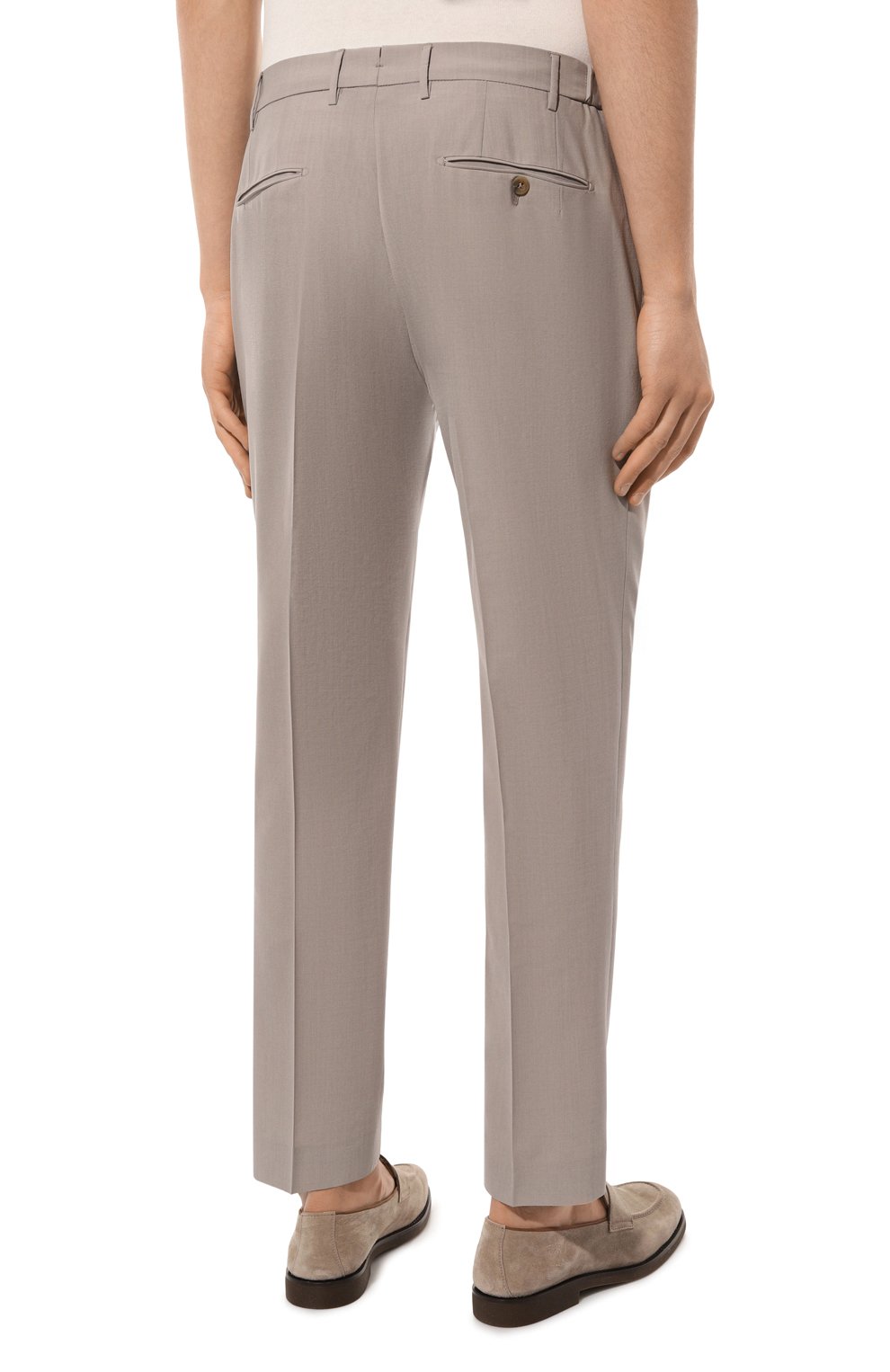 Брюки из шерсти и хлопка ANDREA CAMPAGNA, арт. GL0BE, фото 4