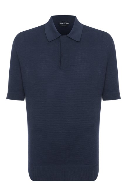 Мужская поло из шелка и хлопка TOM FORD, арт. KPS005/YMS013F23