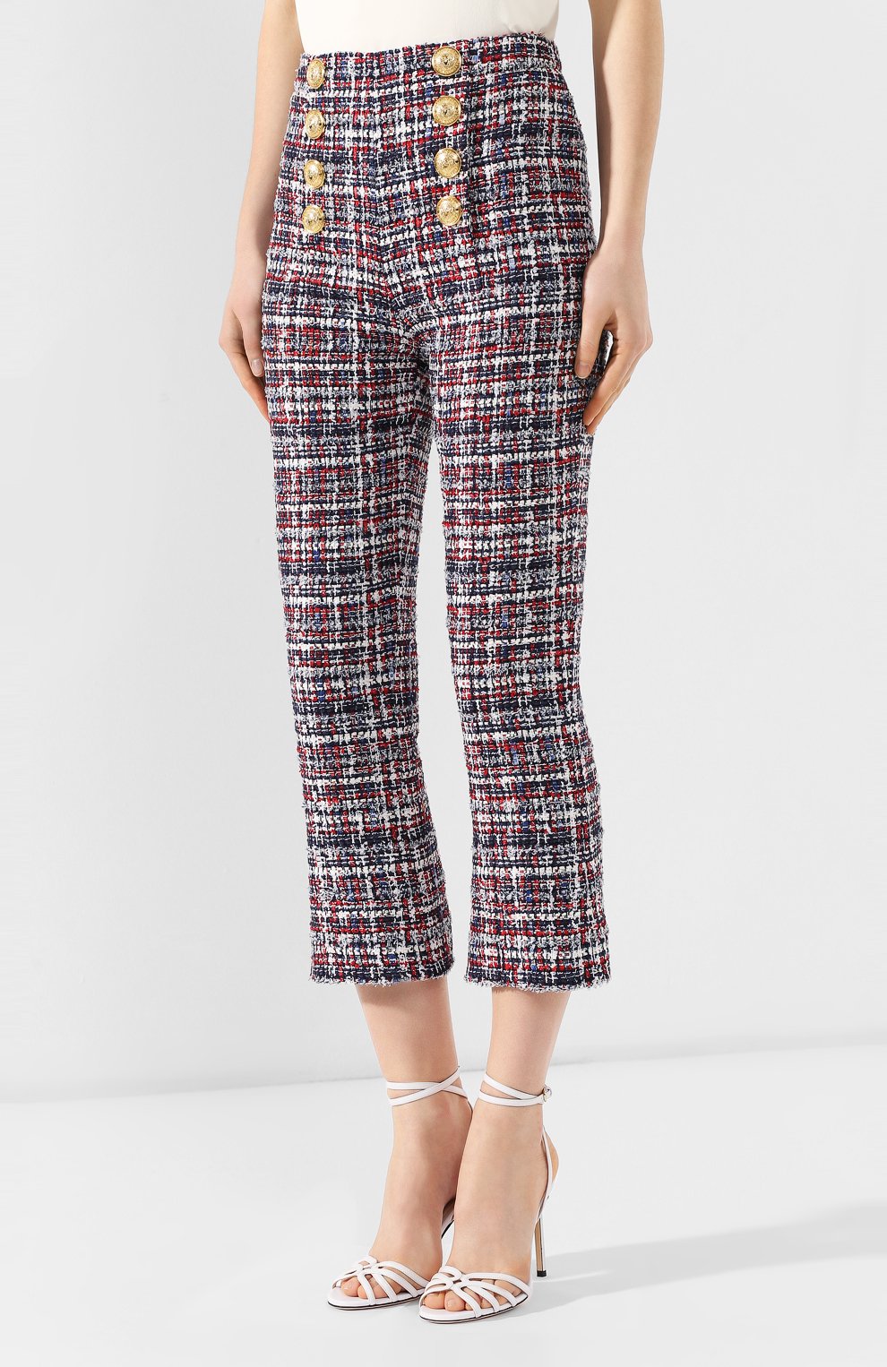 Твидовые брюки BALMAIN, арт. RF25137/C049, фото 3
