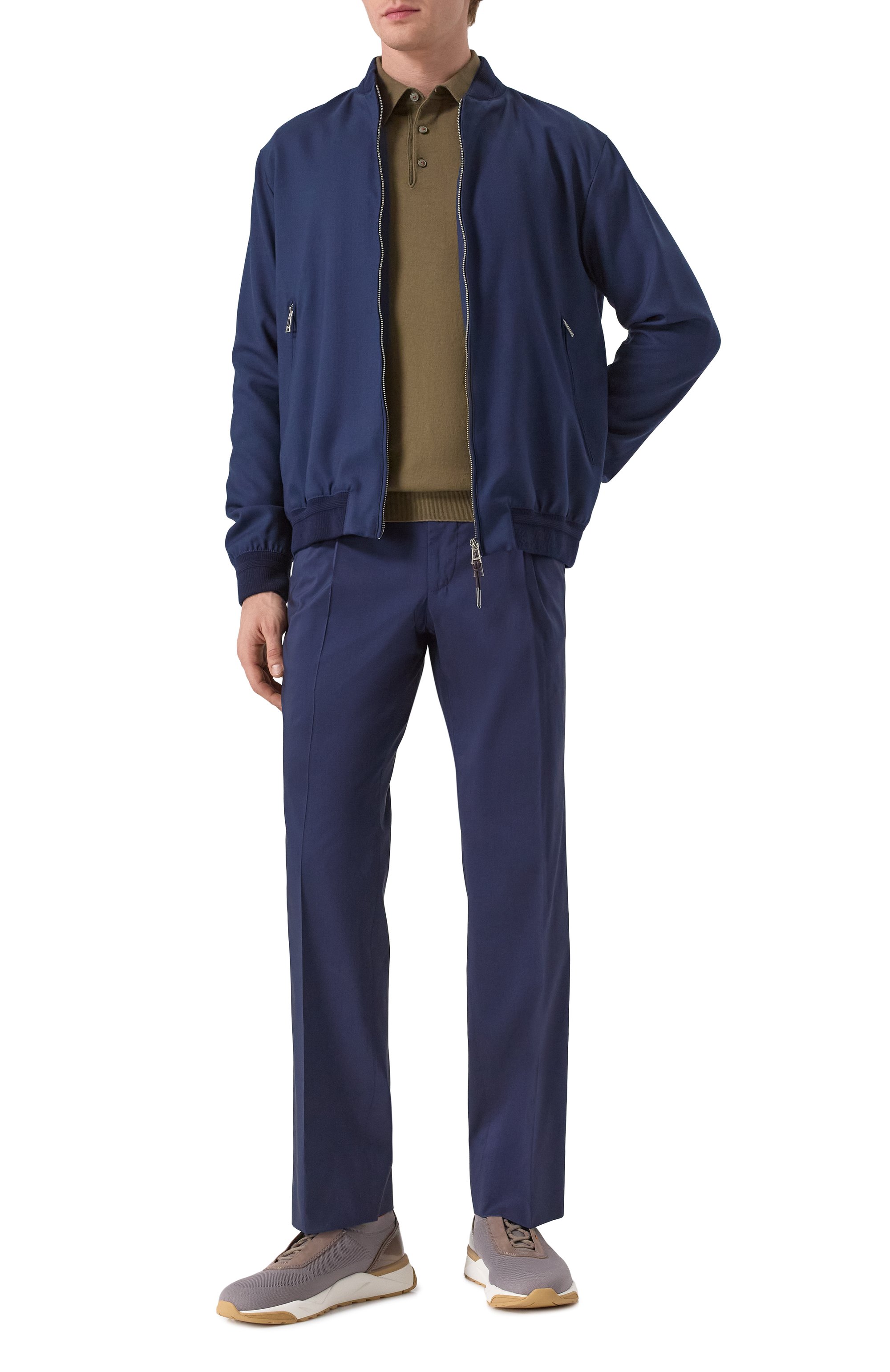 Текстильные кроссовки innova SANTONI темно-бежевого цвета по цене 79850 руб., арт. MBIG21601BICCH0D, фото 2 Текстильные кроссовки innova SANTONI, арт. MBIG21601BICCH0D, фото 2