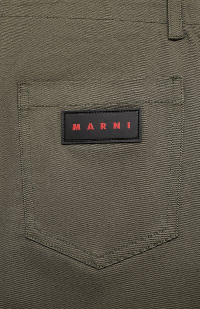 Хлопковые брюки MARNI, арт. M01217/M00T2, фото 3