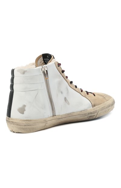 Комбинирова нные кеды slide GOLDEN GOOSE DELUXE BRAND, арт. GMF00115.F002066, фото 4