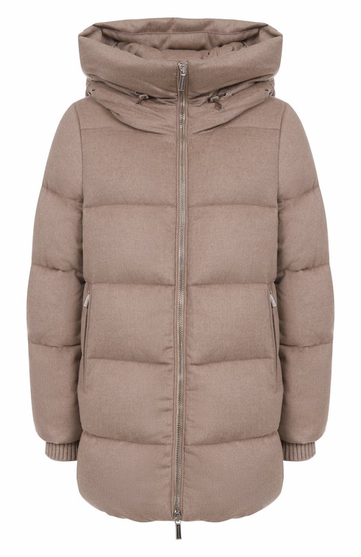 Пуховик из шерсти и кашемира Moorer CARINZIA/LS9 Бежевый CARINZIA/LS9