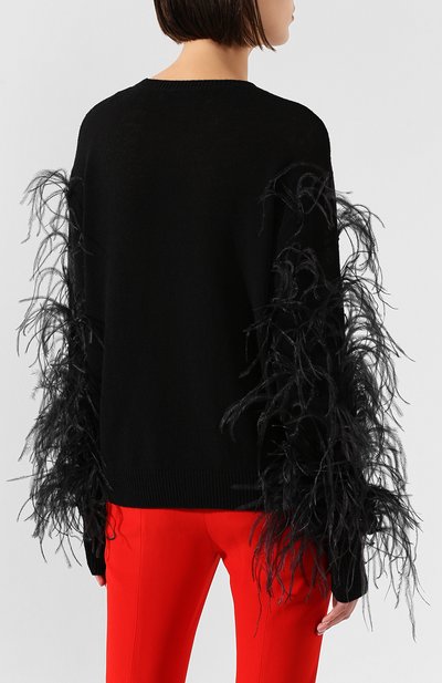 Пуловер из смеси шерсти и кашемира VALENTINO, арт. SB3KCA414S8, фото 4