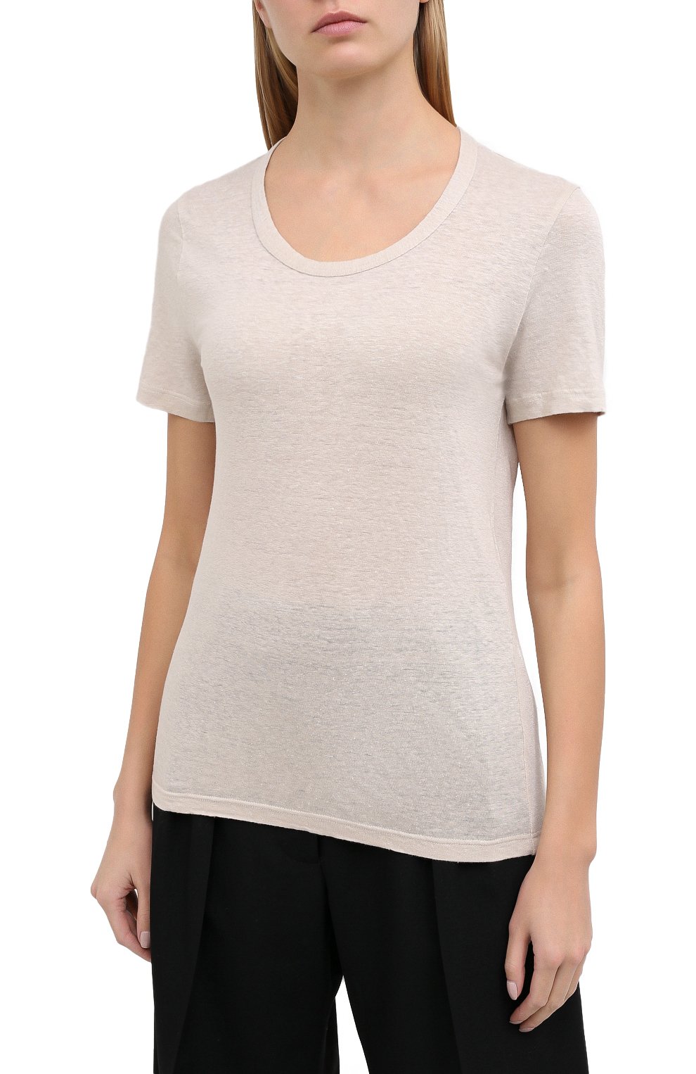 Льняная футболка ISABEL MARANT ETOILE, арт. TS0378-20A057E/KILIANN, фото 3