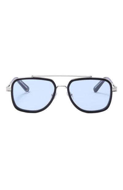 Солнцезащитные очки 9FIVE голубого цвета по цене 36500 руб., арт. CR0WNS-BLACK/PLATINUM/CRYSTAL BLUE, фото 2 Солнцезащитные очки 9FIVE, арт. CR0WNS-BLACK/PLATINUM/CRYSTAL BLUE, фото 2