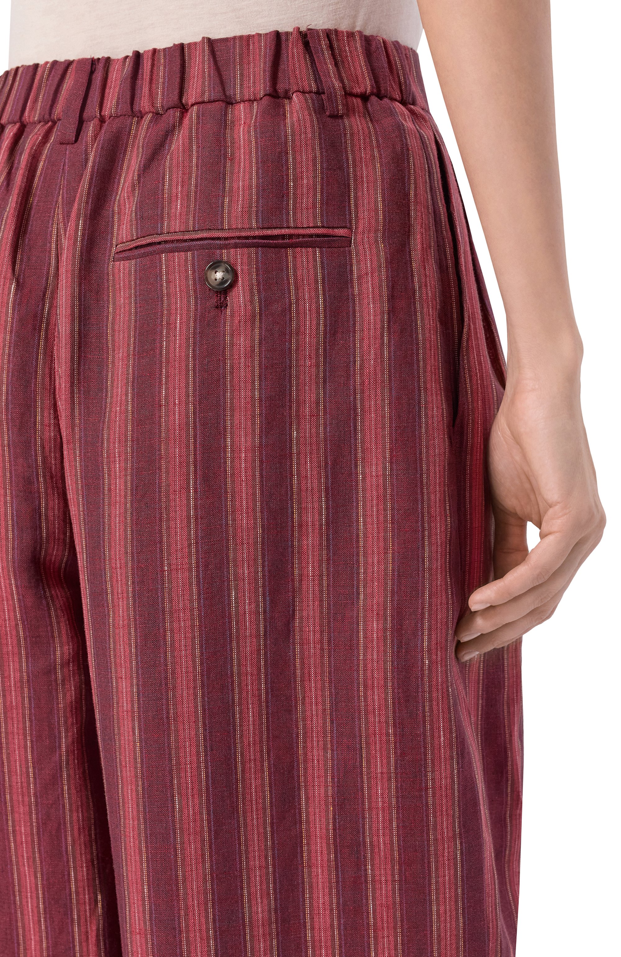 Льняные брюки 12 STOREEZ, арт. 137502, фото 5